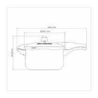 Panela De Pressão Tramontina Vancouver Effect Em Alumínio Antiaderente Starflon Ma - 6