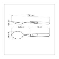 Kit 6 Colher De Mesa Inox Polywood Vermelha - Tramontina - 3