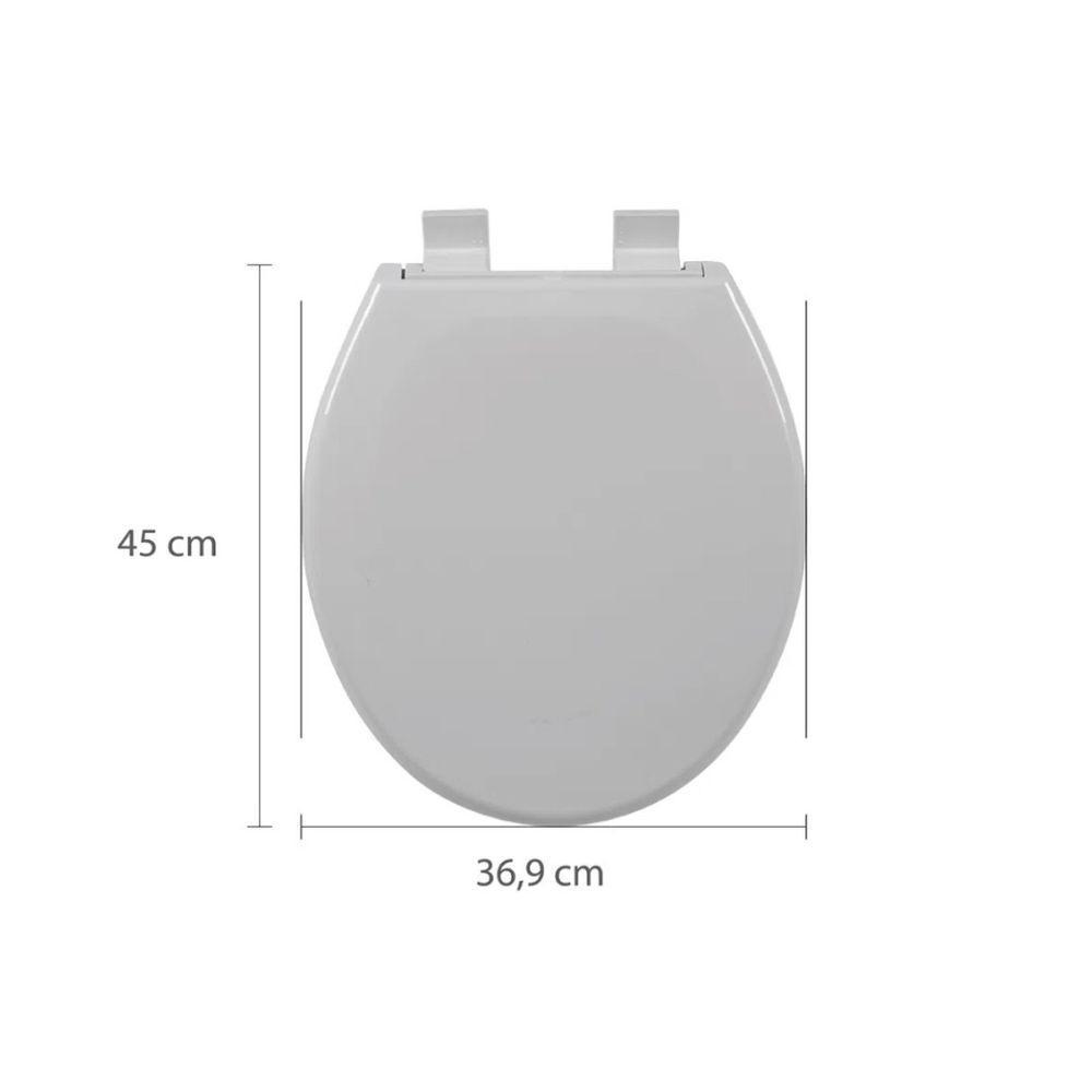 Assento Soft Close Oval - Astra Branco - 8