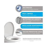 Assento Soft Close Oval - Astra Branco - 2