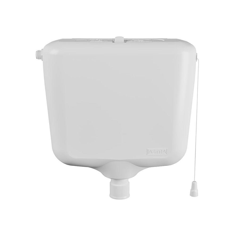 Caixa De Descarga Elevada Astra C17/s Controlada 6 / 9 Litros Branco - 1