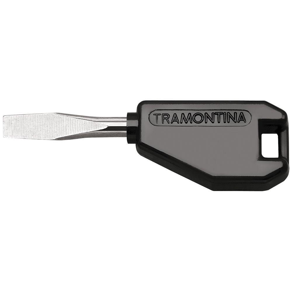 Mini Chave De Fenda Ponta Chata 3/16x1' Tramontina Basic Com Haste Em Aço Especial - 2