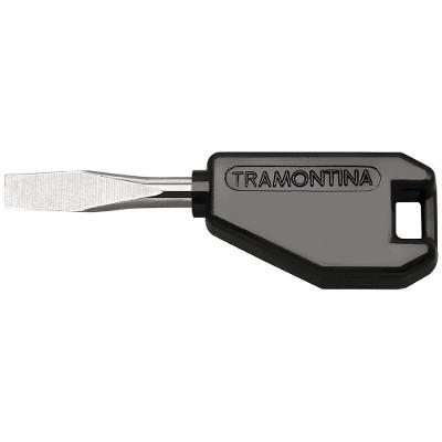 Mini Chave De Fenda Ponta Chata 3/16x1' Tramontina Basic Com Haste Em Aço Especial