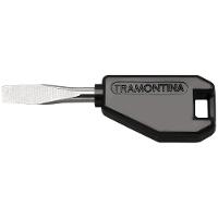 Mini Chave De Fenda Ponta Chata 3/16x1' Tramontina Basic Com Haste Em Aço Especial - 2