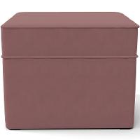 Poltrona De Amamentação Com Balanço E Puff Mavie L02 Suede Rosê - Lyam Decor - 6