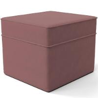 Poltrona De Amamentação Com Balanço E Puff Mavie L02 Suede Rosê - Lyam Decor - 7