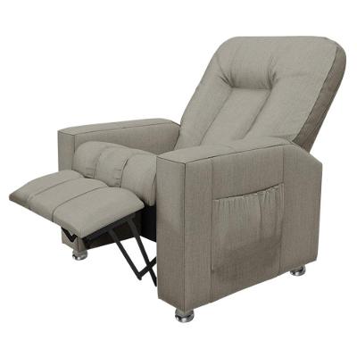 Poltrona Do Papai Reclinável Romeo F05 Linho Bege Lyam Decor