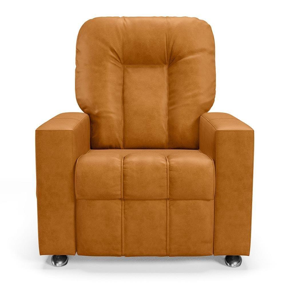Poltrona Do Papai Reclinável Manual Sala De Cinema Romeo F05 Facto Whisky - 1