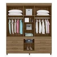Cômoda Montevidéu E Guarda Roupa Casal Guarujá Amêndola Touch - Demóbile - 3