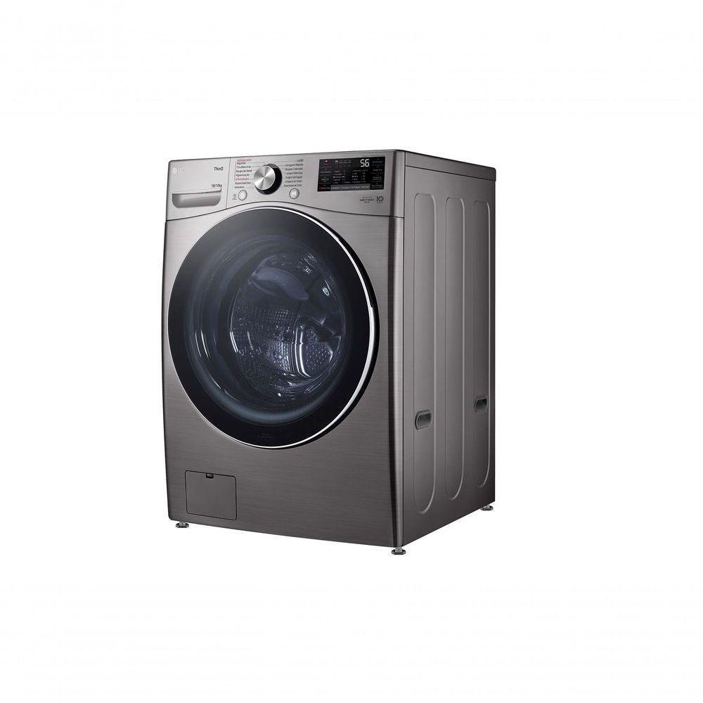 Lava e Seca LG Smart 18kg Inox Look com Inteligência Artificial AIDD™ WD18SV2S6B 127V - 3
