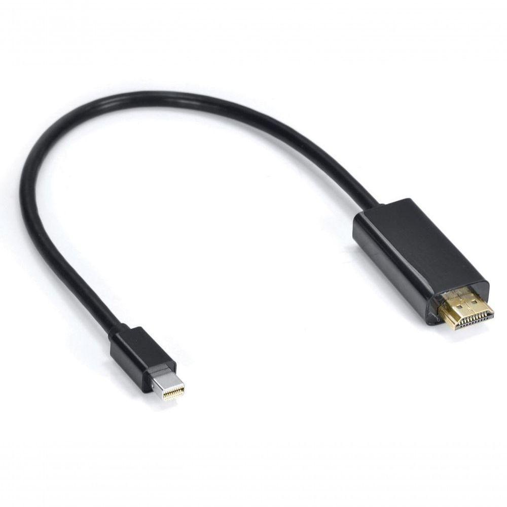 Cabo Adaptador-conversor Mini Displayport Macho Para Hdmi Macho 30 Cm - 1