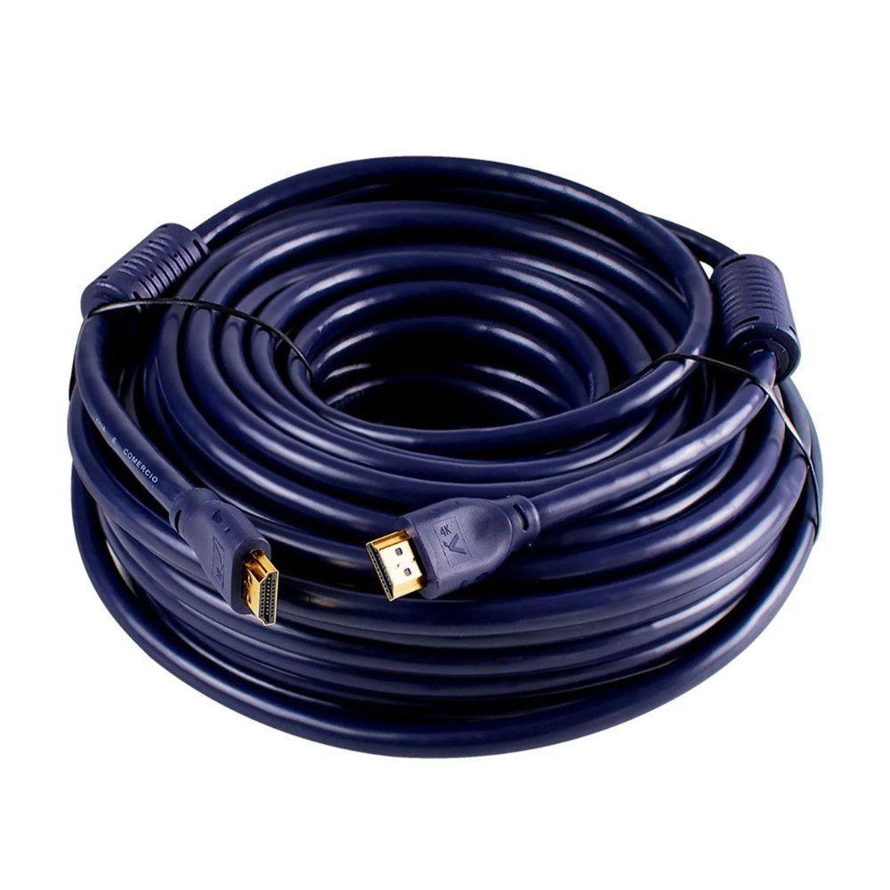 Cabo Hdmi Aquario 2.0 4k 3d 19 Pinos 20 Metros - 4k20 - 4
