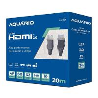 Cabo Hdmi Aquario 2.0 4k 3d 19 Pinos 20 Metros - 4k20 - 5