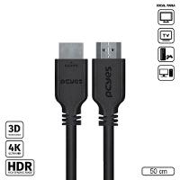 Cabo Hdmi 2.0 4k 28awg Puro Cobre 50 Cm - Phm20-05 - 1