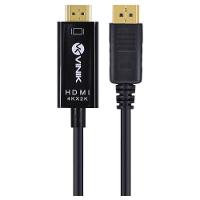 Cabo Displayport 1.3 Para Hdmi 2.0 4k 30hz Ultra Hd 2 Metros - H20dp13-2 - 4