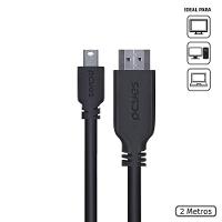 Cabo Mini Displayport Macho Para Hdmi 2.0 Macho 2 Metros - Pmdph-2 - 1