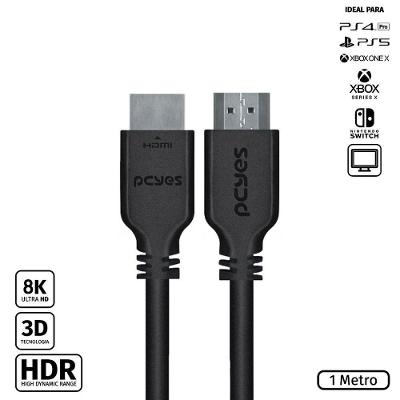 Cabo Hdmi Ultra 2.1 28awg Puro Cobre 8k 1 Metro - Phm21-1