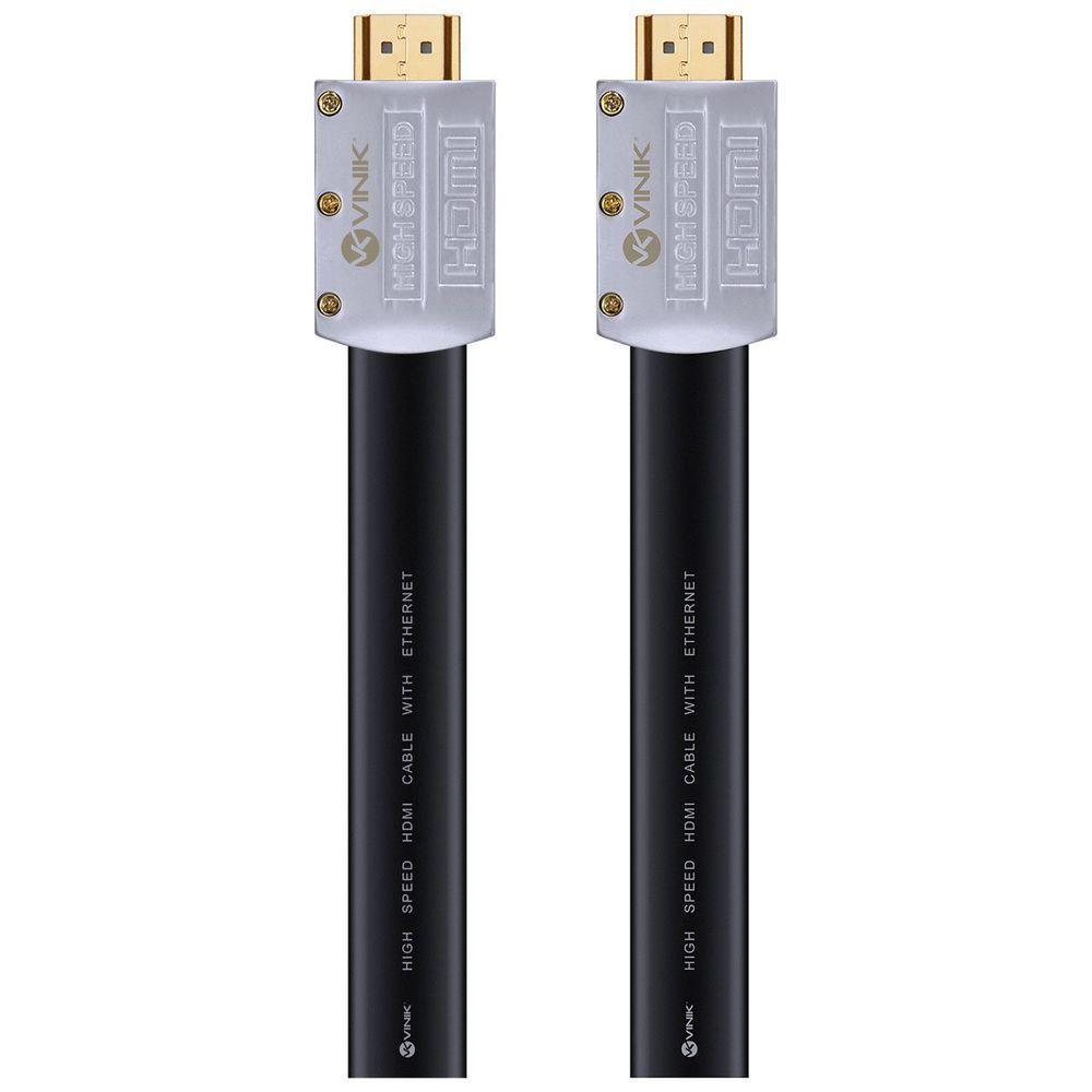 Cabo Hdmi 2.0 4k Ultra Hd 3d Conexão Ethernet Flat Com Conector Desmontável 10 Metros - H20fl-10 - 2