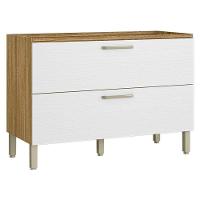 Balcão De Pia Ametista 1 Porta Basculante 1 Gaveta 120 Cm Freijó Supremo - Kits Paraná - 1