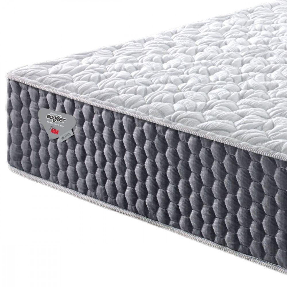 Colchão Casal Mm Touch 1,38x1,88x0,35 Ecoflex Azul - 2