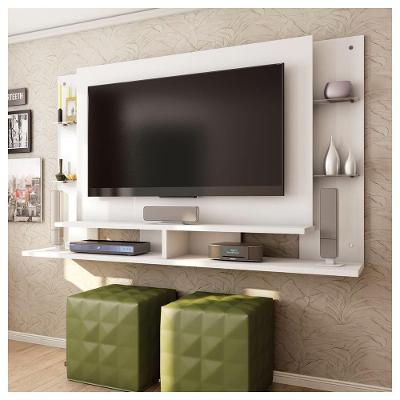 Painel Para Tv Até 55 Polegadas Branco Fosco Elite Caemmun