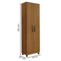 Armario Multiuso Sparta Com 2 Portas E Chaves Cinamomo Cinamomo - 2