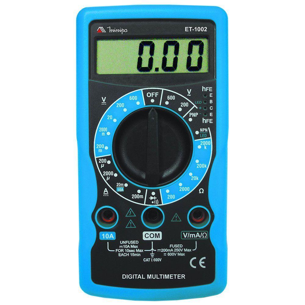 Minipa Et-1002 Multimetro Digital C- 7 Funcoes - 1