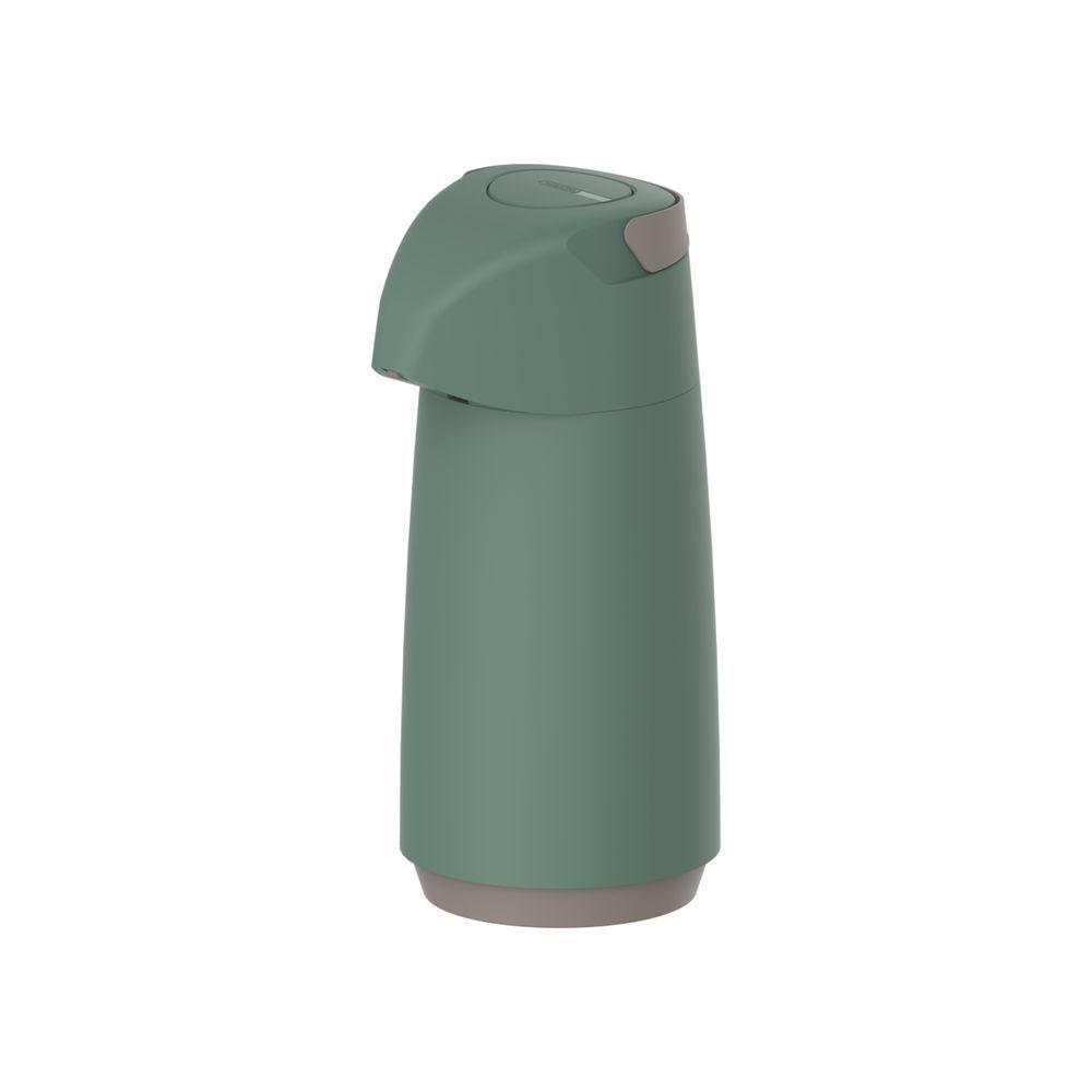 Garrafa Térmica Tramontina Exata Em Plástico Verde Com Ampola De Vidro 1 L - 1