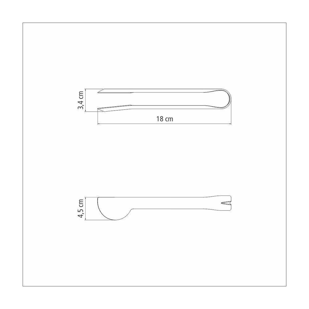 Pegador De Gelo Tramontina Utility Em Aço Inox - 4