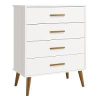 Cômoda Gaveteiro Infantil Isis Branco Acetinado - Reller - 1