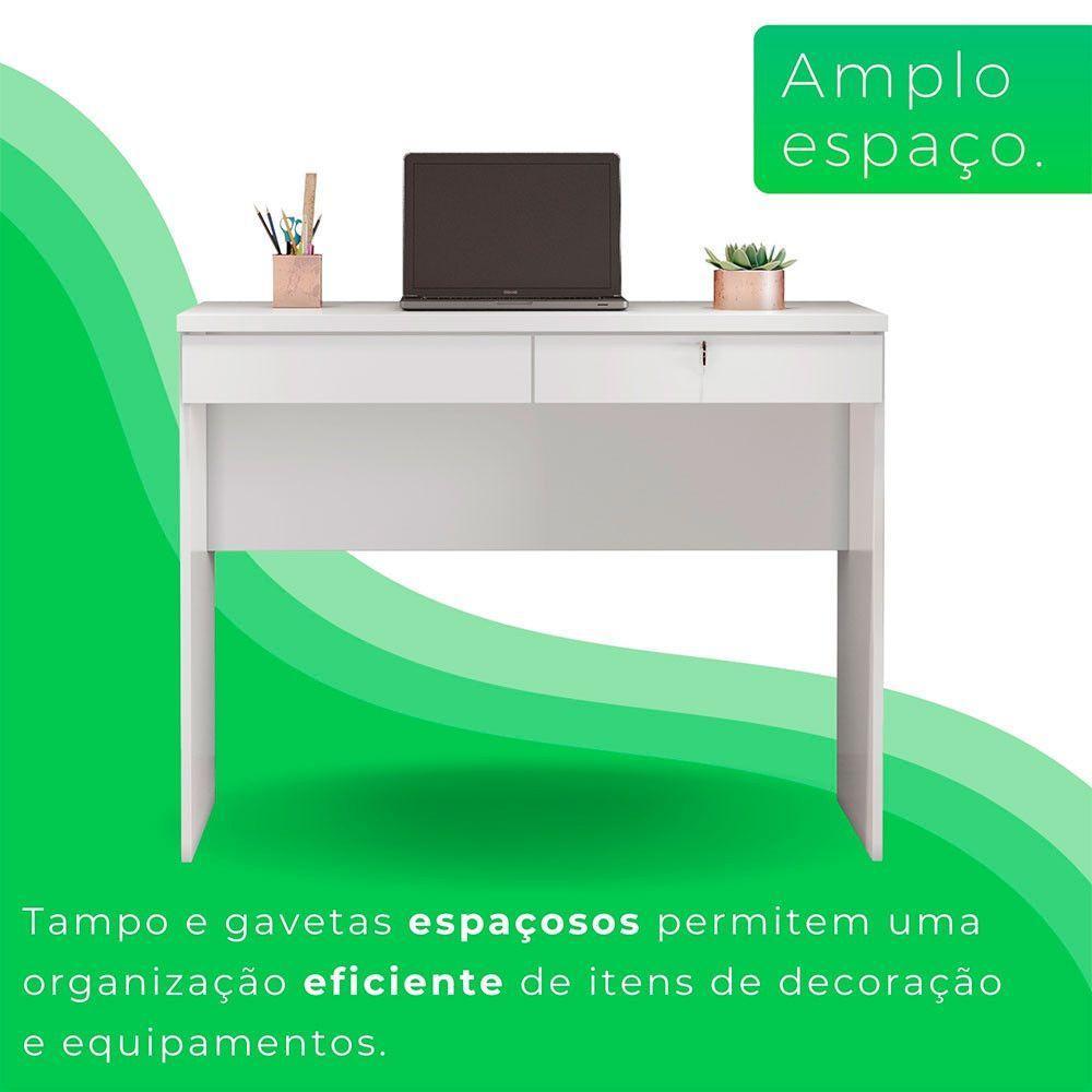 Escrivaninha Felícia Candian Jcm Movelaria Branco - 4