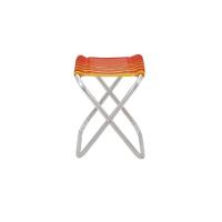 Banqueta De Praia Tramontina Fiji Em Alumínio Com Assento Laranja E Amarelo - 8