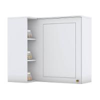 Armário Aéreo Canto Reto 1 Porta Americana Branco - Henn - 1