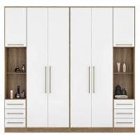 Quarto De Casal Irlanda Ambiente Composição 6 Amêndola Branco - Demartêz - 3