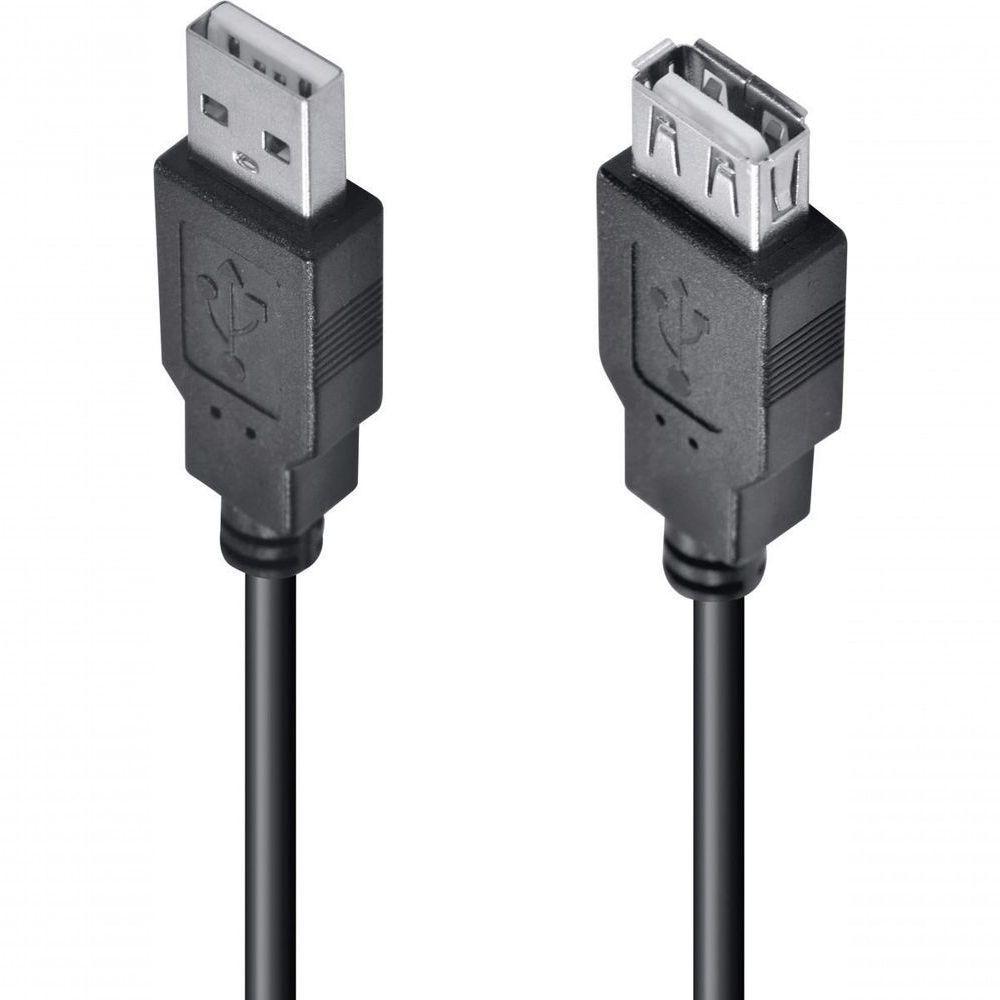 Cabo Usb A Macho X Usb A Fêmea 2.0 - 3m Extensor - Uamaf-3 - Pc - 10 - 1