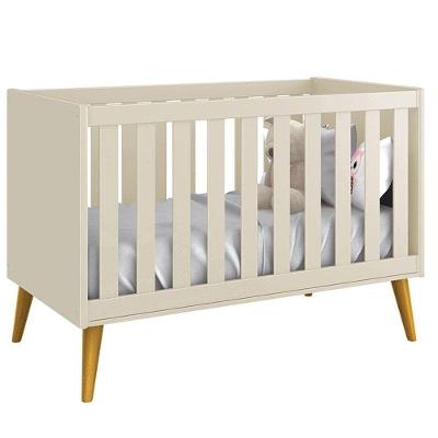 Berço Americano Theo Areia Pés Amadeirados - Reller