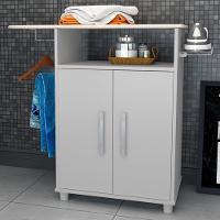 Balcao Tabua De Passar 2 Portas B04 Branco Novam Branco - 6