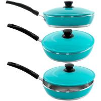 Frigideira Turquesa Resistente Gulê Em Alumínio - 3