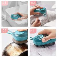 Escova Dispenser Limpeza Multifuncional 3 Em 1 - 2