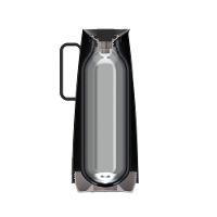 Bule Térmico Tramontina Exata Em Polipropileno Preto Com Ampola De Vidro 1 L - 8