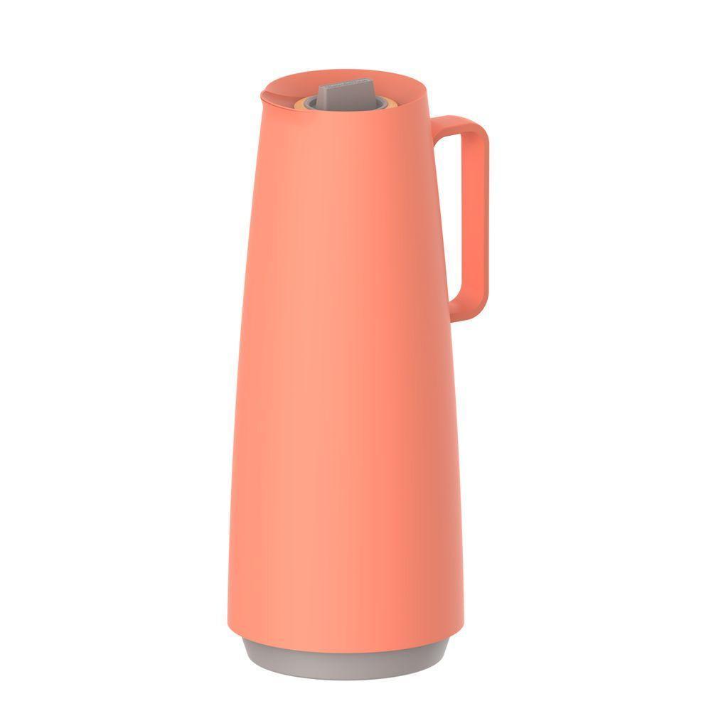 Bule Térmico Tramontina Exata Em Polipropileno Coral Com Ampola De Vidro 1 L - 5