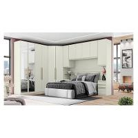 Quarto Modulado Casal Ambiente Composição 6 New Predileto 6 Peças Areia - Henn - 2