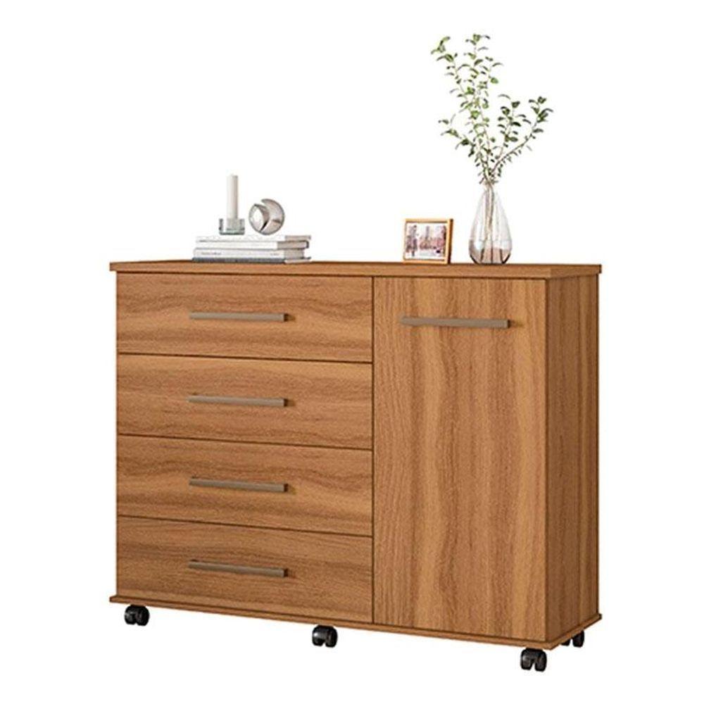 Cômoda Flora E Guarda Roupa Dalila 32415pe Amendola Off White Flex Com Pés - 6