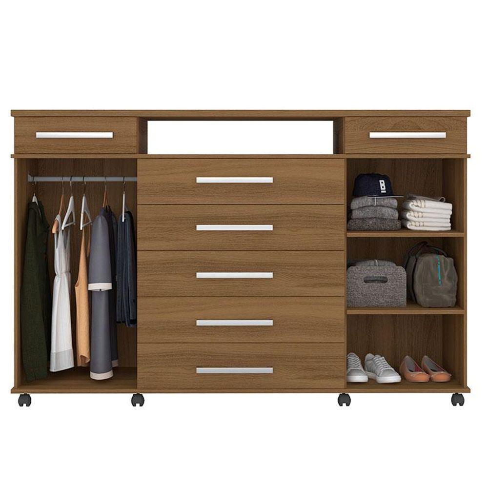 Quarto Casal New Realce Com Cômoda London E Cabeceira Triunfo Amendola - Demóbile - 3