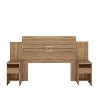 Quarto Casal New Realce Com Cômoda London E Cabeceira Triunfo Amendola - Demóbile - 2