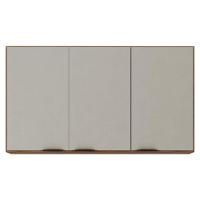 Armário Aéreo Para Cozinha Firenze 3 Portas Amêndola Touch Nude Prime Tx - Demóbile - 1