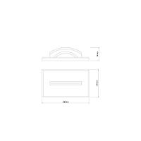 Desempenadeira De Madeira Com Base Lisa Tramontina Sem Dentes Com Cabo De Madeira - 2