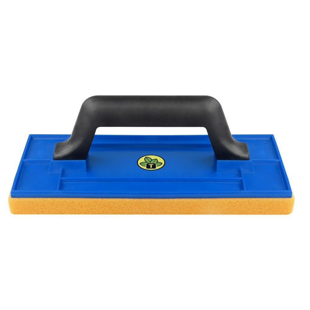 Desempenadeira Plástica Com Base De Espuma Tramontina Sem Dentes Com Cabo Plástico - 1