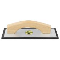 Desempenadeira Metálica Com Base Lisa De Eva Tramontina Para Rejunte Sem Dentes Com Cabo De Madeira - 1