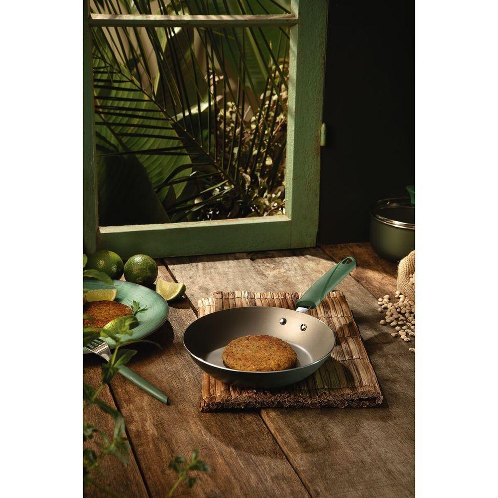 Frigideira Tramontina Lyf Em Alumínio Com Revestimento Em Antiaderente Starflon Max Verde 28 Cm - 3